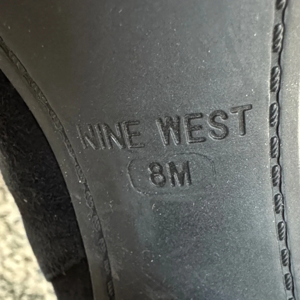 Nine West Black black suede tall Boots 8
